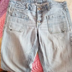 American Eagle button fly jeans